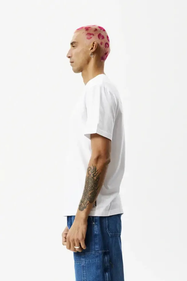 Afends return to earth recycled retro graphic tee - white