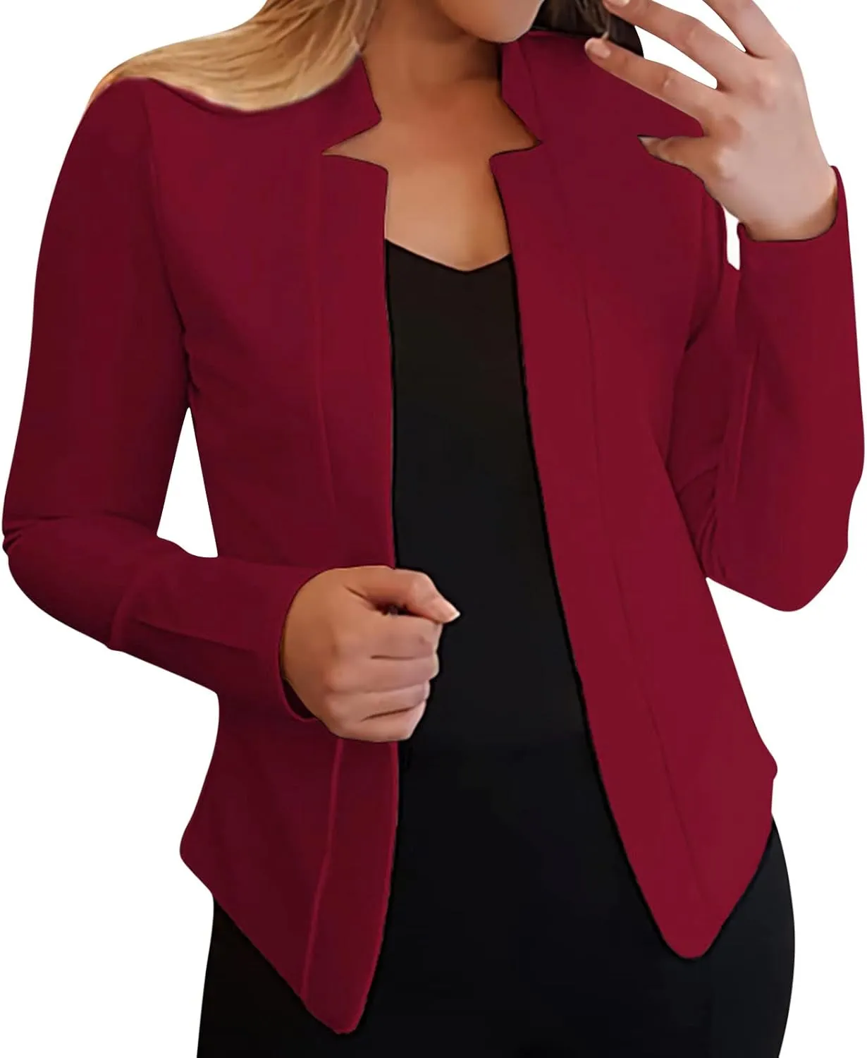 Blazer Jackets for Women,Elegant Floral Jacquard Peplum Office Suit Jacket with Double Blazer Dress for Women