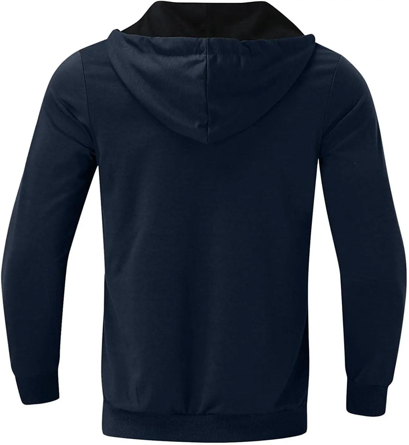 DuDubaby Hoodies for Men Casual Camouflage Sports Sweatshirt Long Sleeve Zipper Hooded Jacket Coat