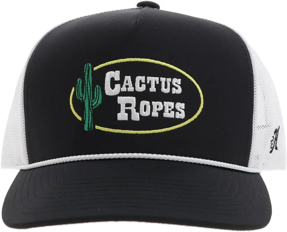 HOOEY Men's Cactus Ropes Circle Patch Adjustable Snapback Hat