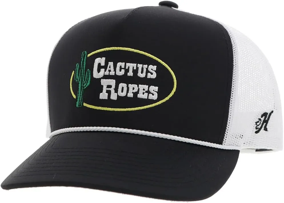 HOOEY Men's Cactus Ropes Circle Patch Adjustable Snapback Hat