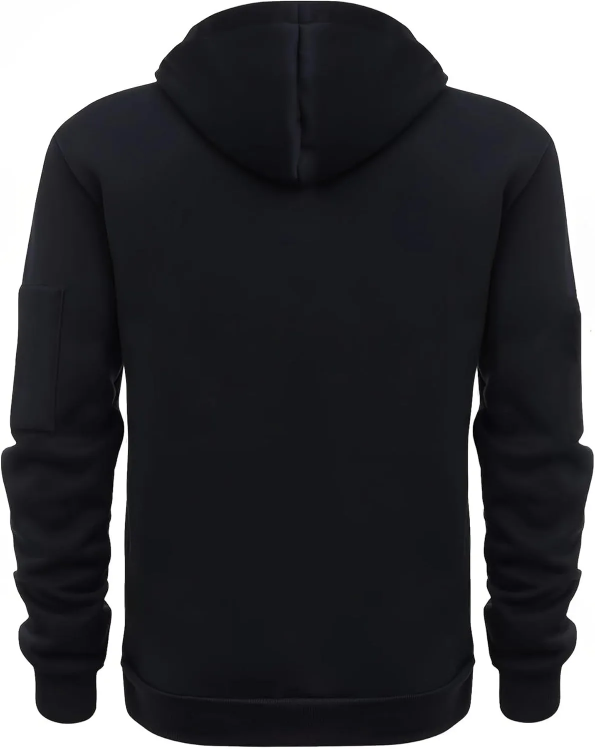 Men's Pullover Sweatshirts Hoodie Waterproof Zipper Sports Casual Sweater with Pocket Autumn Winter