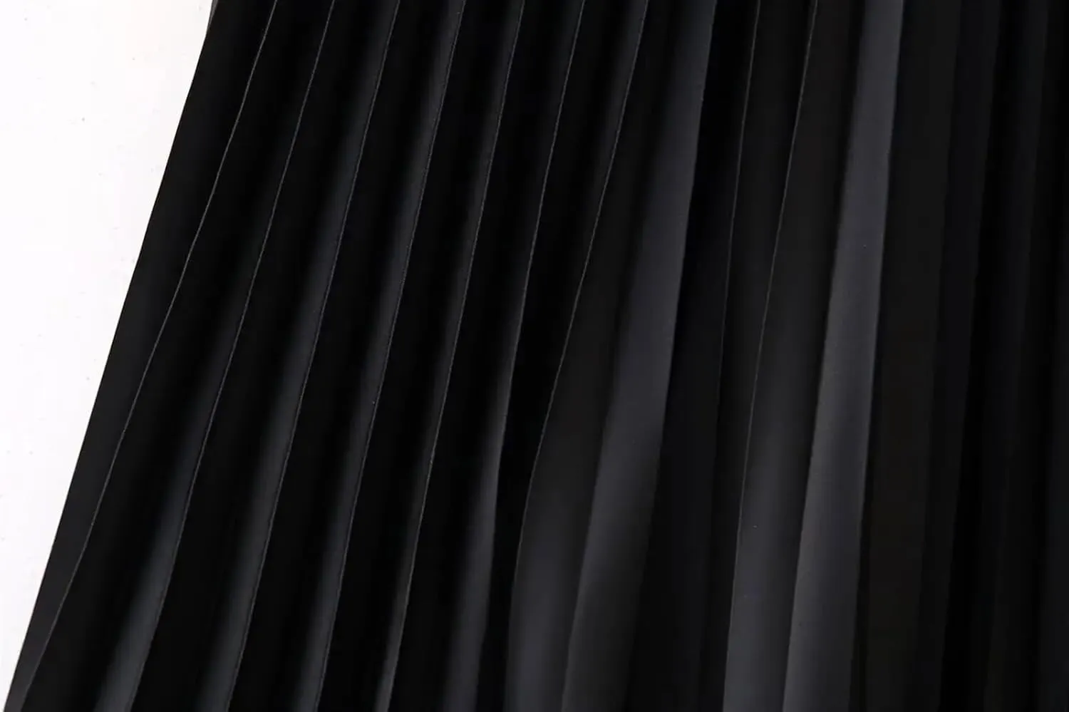 Pleated Long Skirt Woman Satin High Waist Skirt Women Chic Office Midi Skirts for Women Draped Women's Skirts