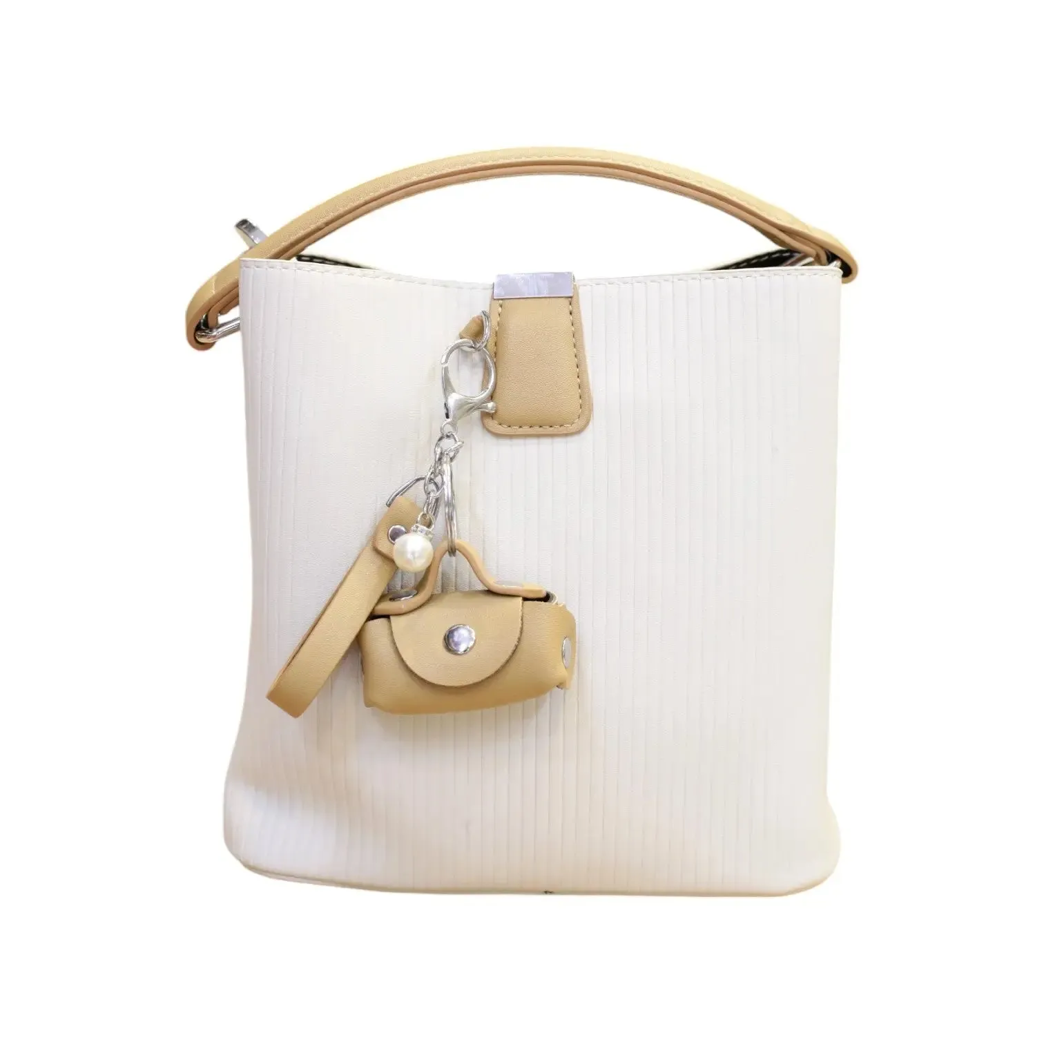 Structured Bucket Bag
